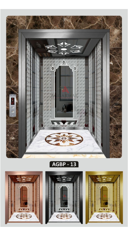 Compact elevator for apartments