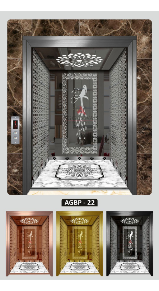 Lift design in modern home