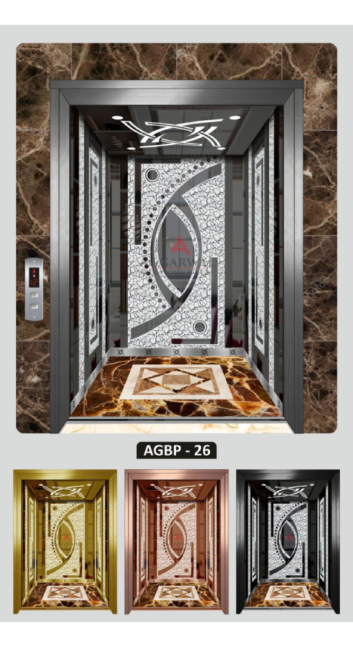 Lift design in modern home