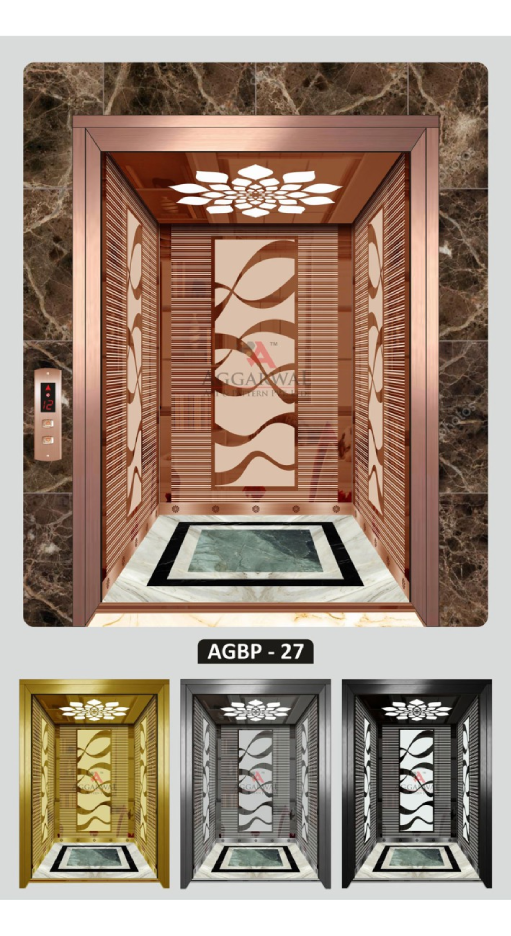 Lift design in modern home