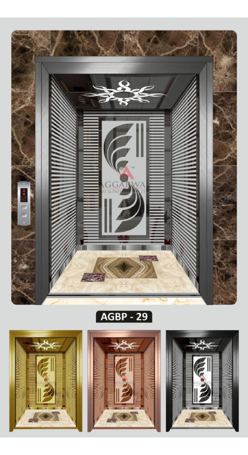 Compact elevator for apartments