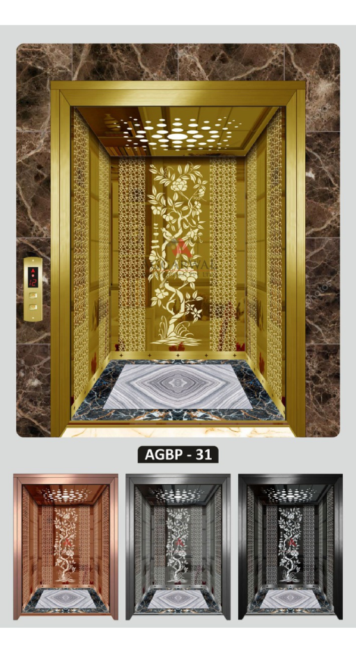 Lift design in modern home