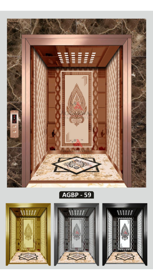 Lift design in modern home