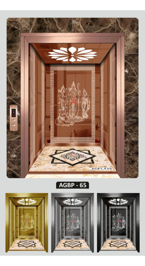 Lift design in modern home