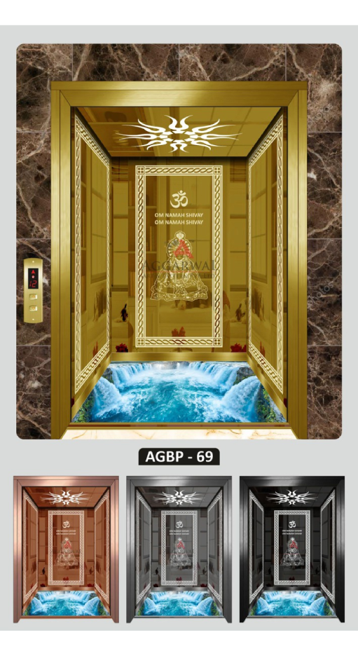 Lift design in modern home