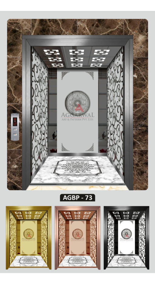 Lift design in modern home