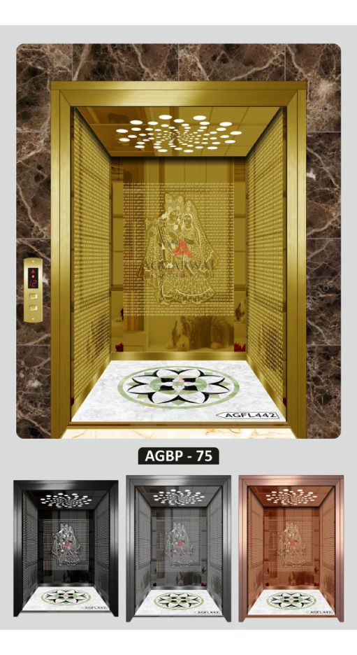 Compact elevator for apartments