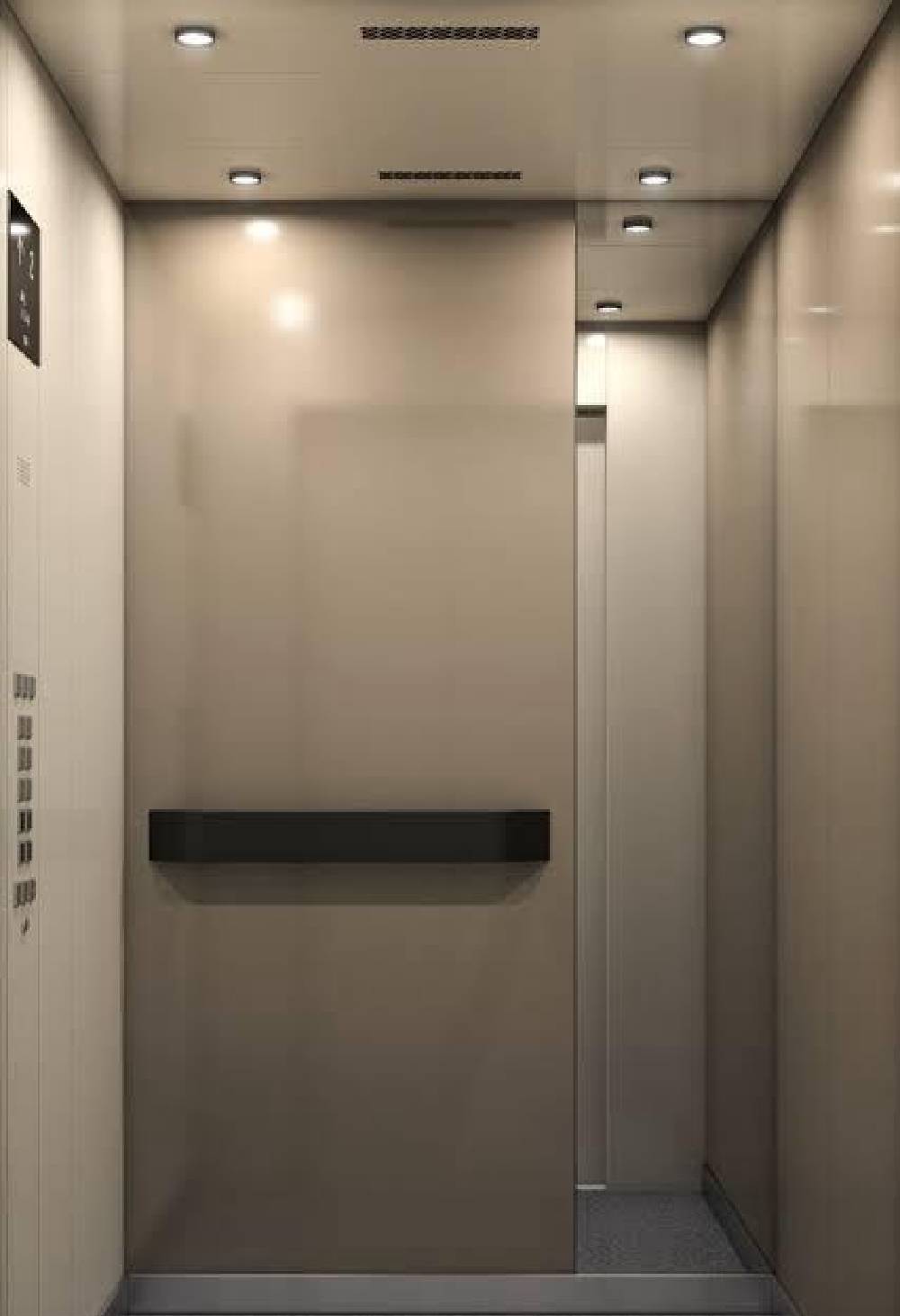 Elevator entrance integrated in building design