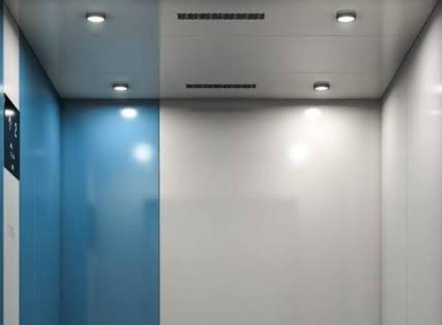 Elevator integrated in landscape architecture
